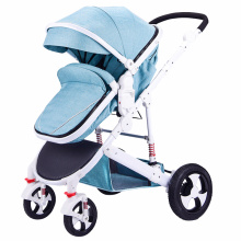 Baby Stroller 2019 China Baby Stroller Factory Hot Mom Stroller 2019 /Baby de cuero de aleación de aluminio 3-en-1 Babystroller /